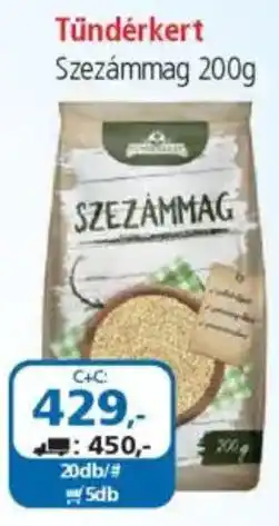 ÁRKLUB Tündérkert Szezámmag ajánlat