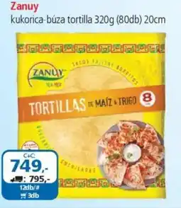 ÁRKLUB Zanuy kukorica-búza tortilla ajánlat