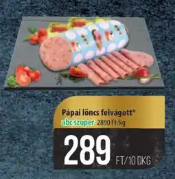 Coop Pápai löncs felvágott ajánlat