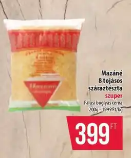 Coop Mazané 8 tojásos száraztészta ajánlat