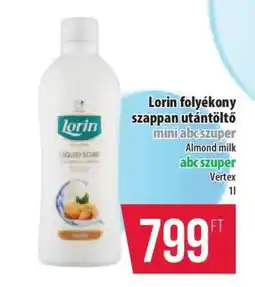 Coop Lorin folyékony szappan utántöltő ajánlat