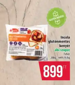 Coop Incola gluténmentes kenyér ajánlat