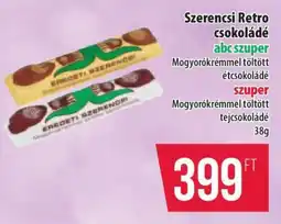 Coop SZERENCSI RETRÓ CSOKOLÁDÉ ajánlat