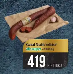 Coop Csabai füstölt kolbász ajánlat