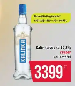 Coop Kalinka vodka 37,5% ajánlat