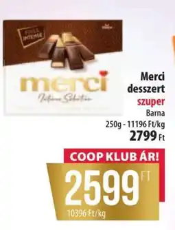 Coop Merci desszert szuper Barna ajánlat