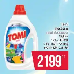 Coop Tomi mosószer mini abc szuper ajánlat