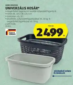 ALDI HOME CREATION UNIVERZÁLIS KOSÁR ajánlat
