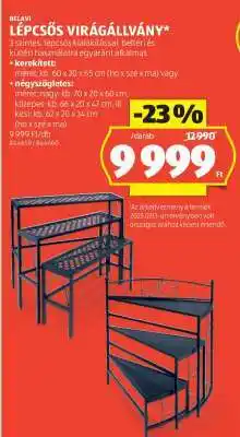 ALDI BELAVI LÉPCSŐS VIRÁGÁLLVÁNY ajánlat