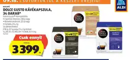 ALDI NESCAFÉ Dolce Gusto Kávékapszula, 34 darab ajánlat
