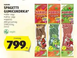ALDI HARIBO SPAGETTI GUMICUKORKA ajánlat
