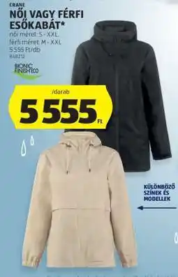 ALDI CRANE Női vagy Férfi Esőkabát ajánlat