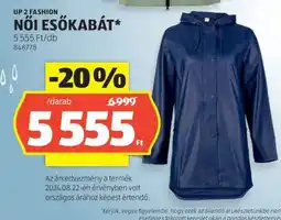 ALDI Női esőkabát ajánlat
