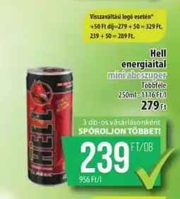 Coop Hell energiaital mini abcszuper ajánlat