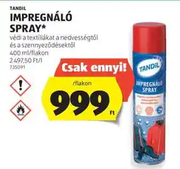ALDI TANDIL Impregnáló Spray ajánlat