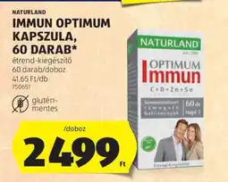 ALDI NATURLAND IMMUN OPTIMUM KAPSZULA, 60 DARAB ajánlat