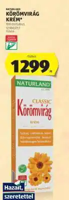 ALDI NATURLAND KÖRÖMVIRÁG KRÉM ajánlat