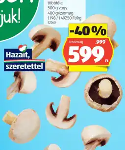 ALDI Gomba ajánlat