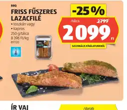 ALDI Friss Fűszeres Lazacfilé ajánlat
