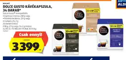 ALDI Nescafé Dolce Gusto Kávékapszula ajánlat
