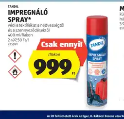 ALDI Tandil Impregnál Spray ajánlat