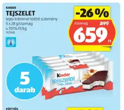 ALDI Kinder Tejszelet ajánlat