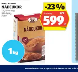 ALDI Happy Harvest Nádcukor ajánlat