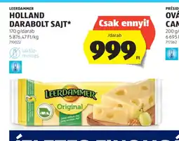ALDI Leerdammer Holland Darabolt Sajt ajánlat