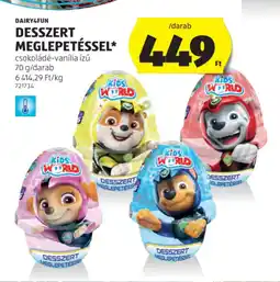 ALDI Dairyfun Desszert Meglepetéssel ajánlat