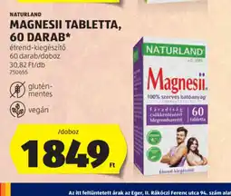 ALDI Naturland Magnesii Tabletta ajánlat