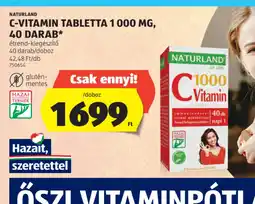 ALDI Naturland C-Vitamin Tabletta 1000 mg ajánlat