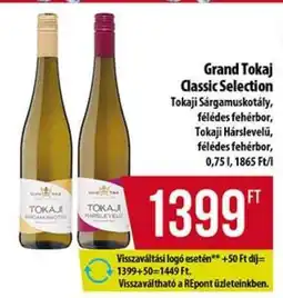 Coop Grand Tokaj Classic Selection ajánlat