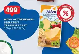 Auchan Mizo laktózmentes szeletelt Trappista sajt ajánlat
