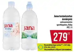 Coop Jana természetes ásványvíz ajánlat