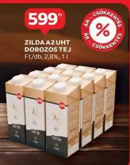 Auchan ZILDA A2 UHT DOBOZOS TEJ ajánlat