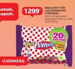 Auchan Óriás Pöttyös Laktózmentes Túró Rudi ajánlat