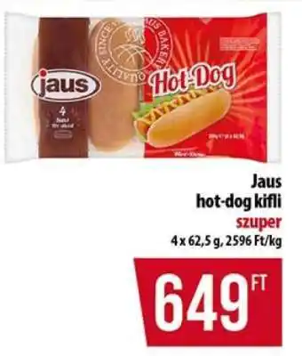 Coop Jaus Hot-dog kifli ajánlat