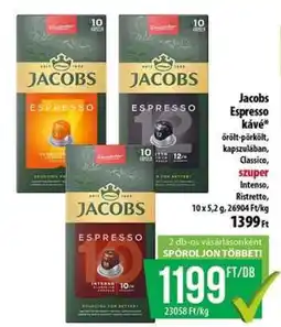 Coop Jacobs Espresso kávé ajánlat