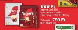 Coop Nescafé 2in1, 3in1 ajánlat