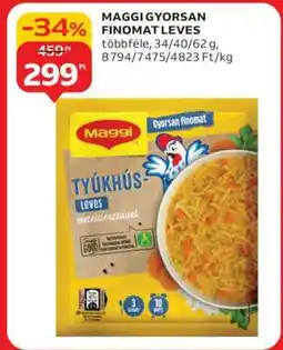 Auchan MAGGI GYORSAN FINOMAT LEVES ajánlat