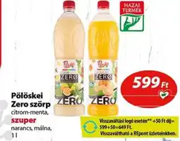 Coop Pölöskei Zero Szörp ajánlat