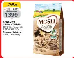 Auchan Bona Vita Crunchy Müzli ajánlat