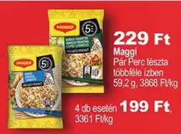Coop Maggi Pár Perc tészta ajánlat