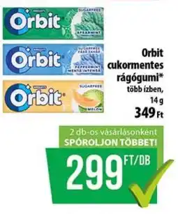 Coop Orbit cukormentes rágógumi ajánlat