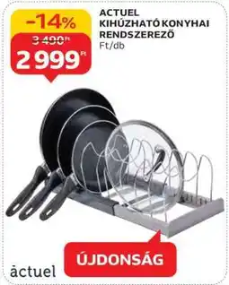 Auchan ACTUEL KIHÚZHATÓ KONYHAI RENDSZEREZŐ ajánlat