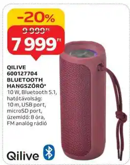 Auchan QILIVE 600127704 Bluetooth Hangszóró ajánlat