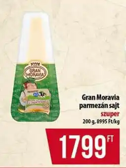 Coop Gran Moravia Parmezán sajt ajánlat