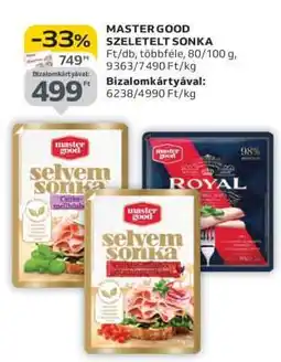 Auchan MASTER GOOD SZELETELT SONKA ajánlat