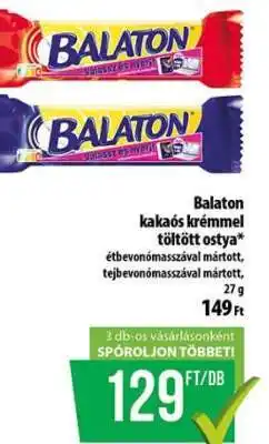 Coop Balaton kakaós krémmel töltött ostya ajánlat