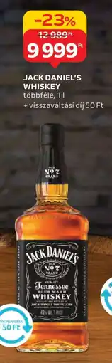 Auchan JACK DANIEL'S Whiskey ajánlat